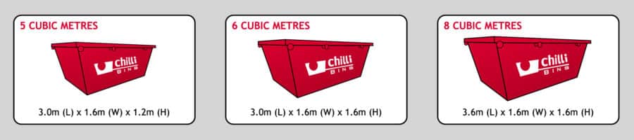 Chilli Bins Sizes Medium - Sunshine Coast in QLD