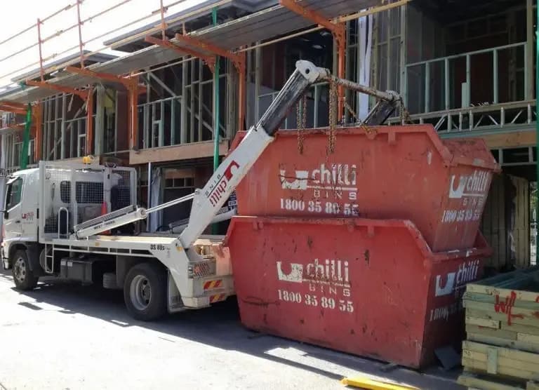 Skip Bin at the Construction Site — Cheap Skip Bin Hire in Kunda Park, QLD