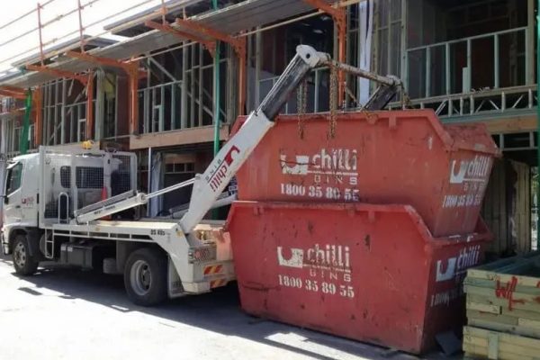 Skip Bin at the Construction Site — Cheap Skip Bin Hire in Kunda Park, QLD